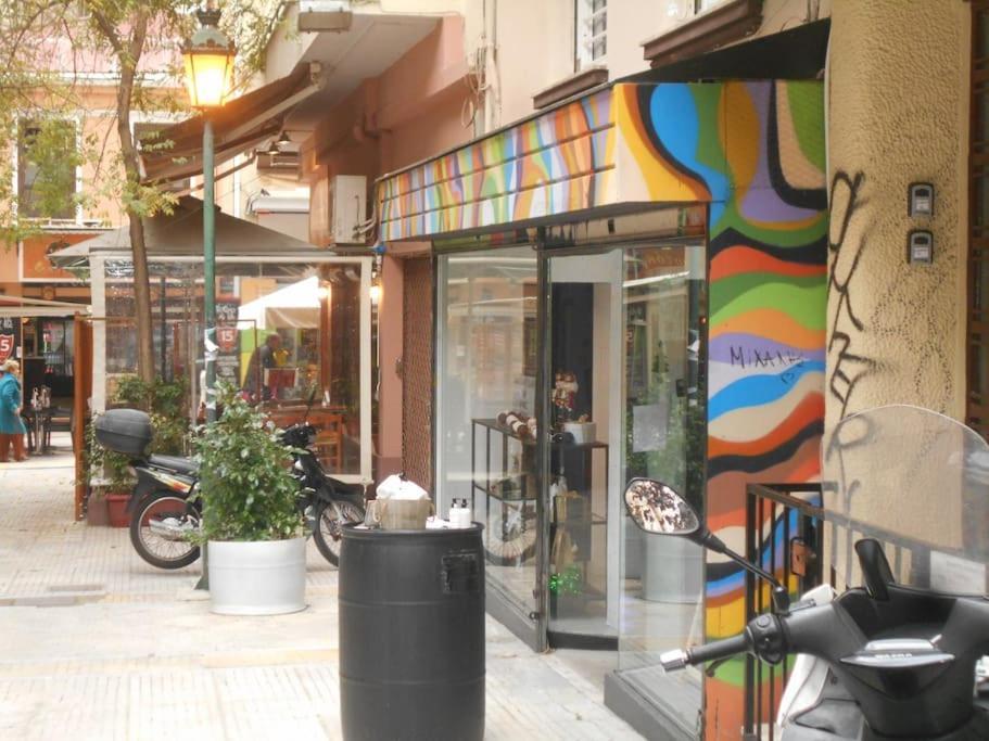 Downtown Quiet Apartment On A Pedestrian Street Athens Luaran gambar